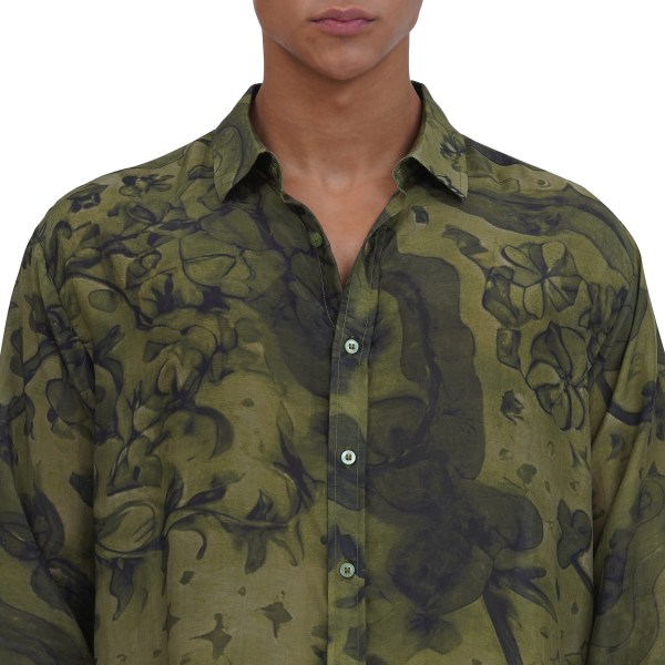 Moldavite Miner Silk Shirt